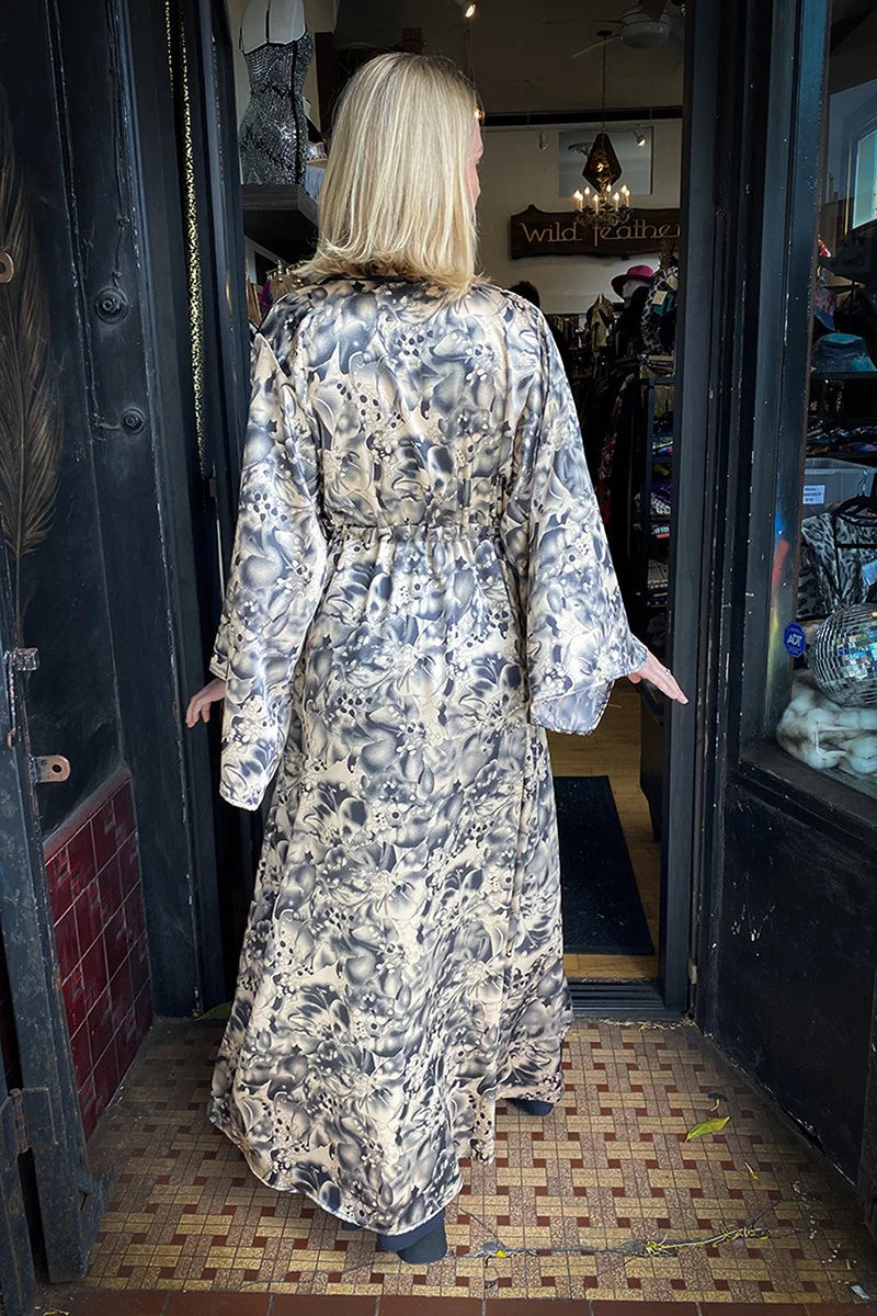 Navy Vinca Gemini Leisure Robe