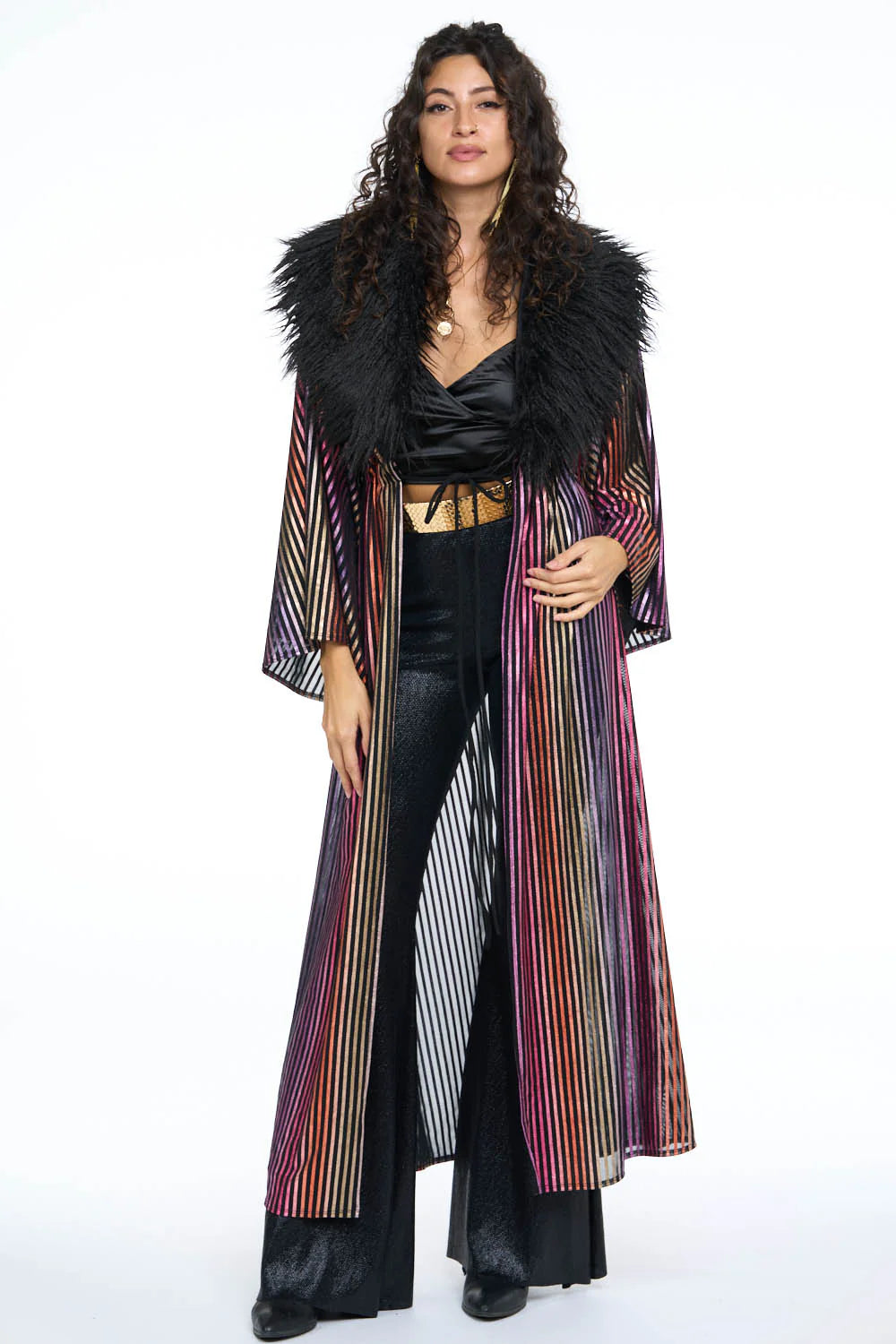 Multi Metallic Mesh Gemini Leisure Robe