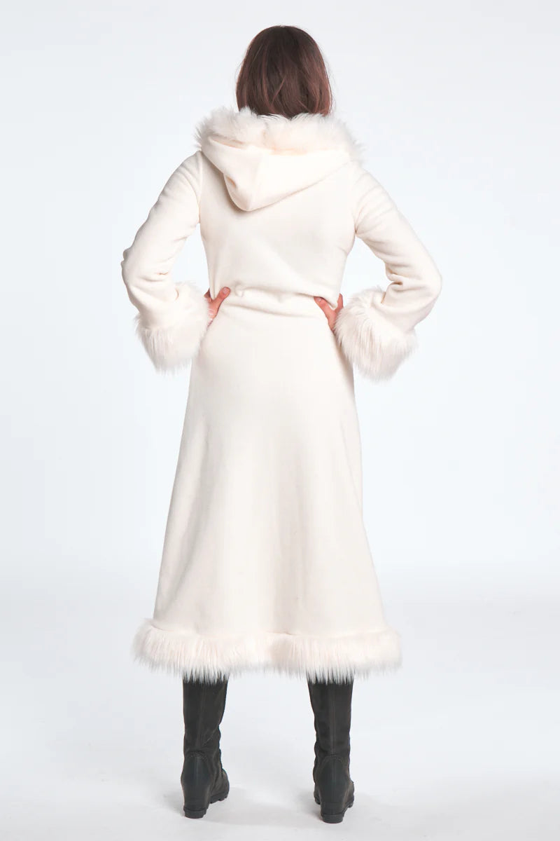 Classic Tamo Coat: Cream Coat + Cream Trim