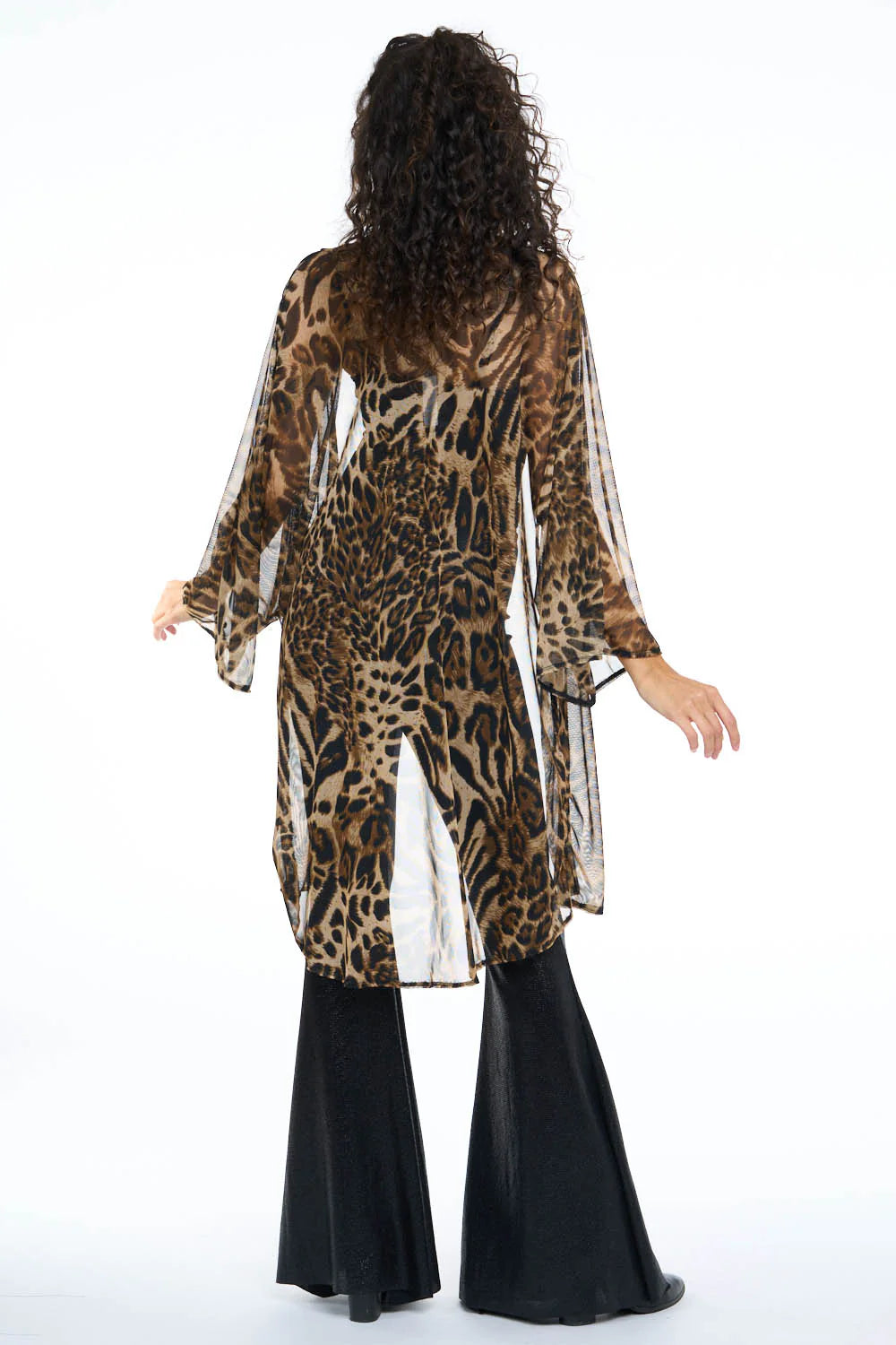 Cheetah Mesh Zen Funk Unisex Kimono