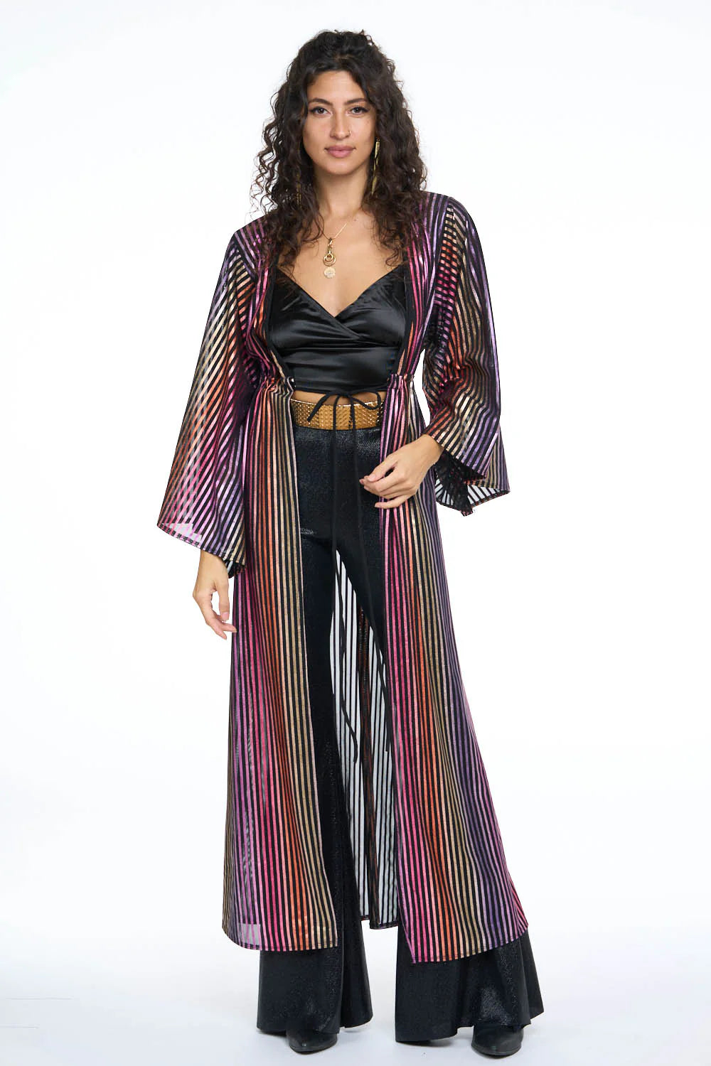 Multi Metallic Mesh Gemini Leisure Robe